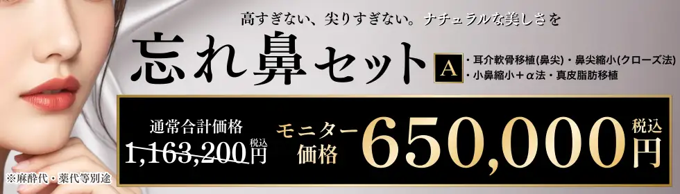 [モニター有] 忘れ鼻SET'バナーイメージ