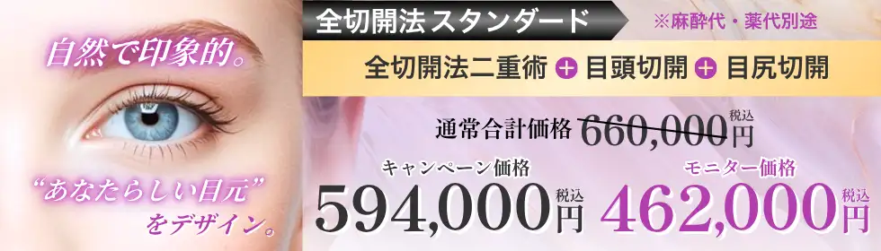 選べる目元フル整形'バナーイメージ