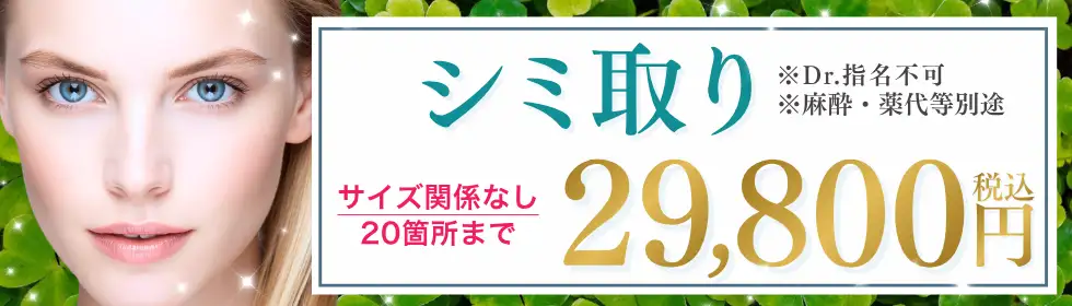 シミ取り'バナーイメージ