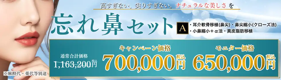 [モニター有] 忘れ鼻SET'バナーイメージ