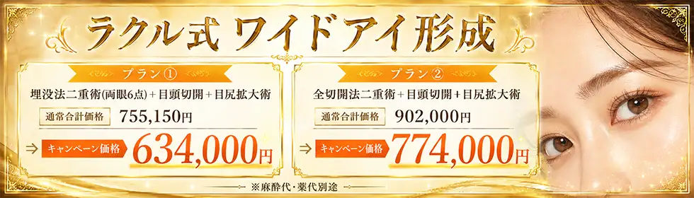 ラクル式ワイドアイ形成'バナーイメージ