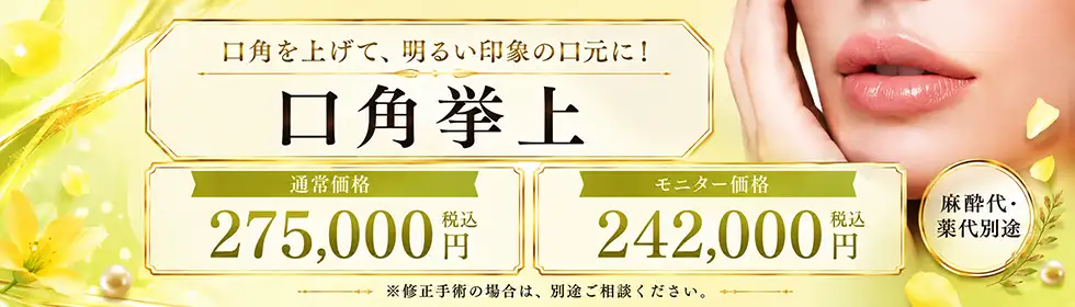 口角挙上'バナーイメージ