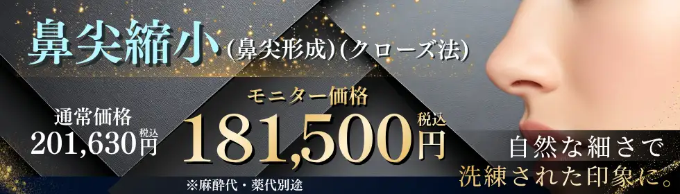鼻尖縮小(クローズ法)'バナーイメージ