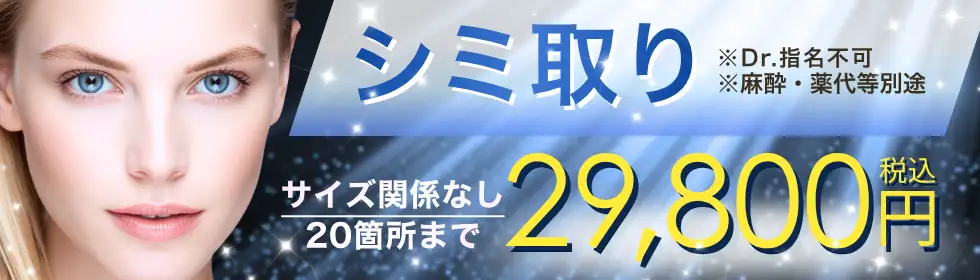 シミ取り'バナーイメージ