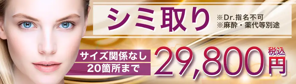 シミ取り'バナーイメージ
