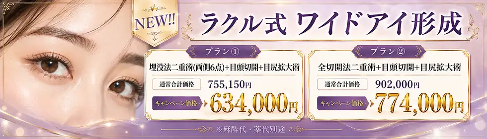 ラクル式ワイドアイ形成'バナーイメージ
