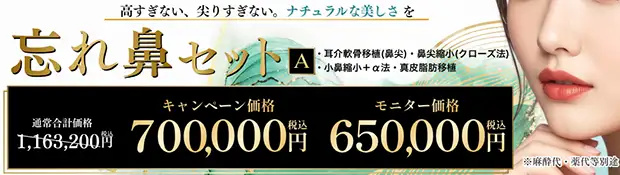 忘れ鼻セット おすすめ治療バナー