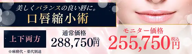 口唇縮小術 バナー