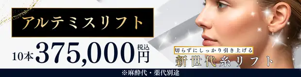アルテミスリフト　おすすめ治療バナー