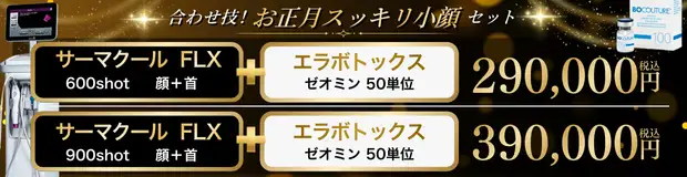 サーマクールFLX＋エラボトックスのセットバナー