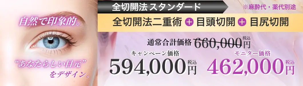おすすめ治療 目元フル整形バナー